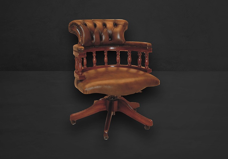 Captain`s Swivel Chair Sitz glatt
