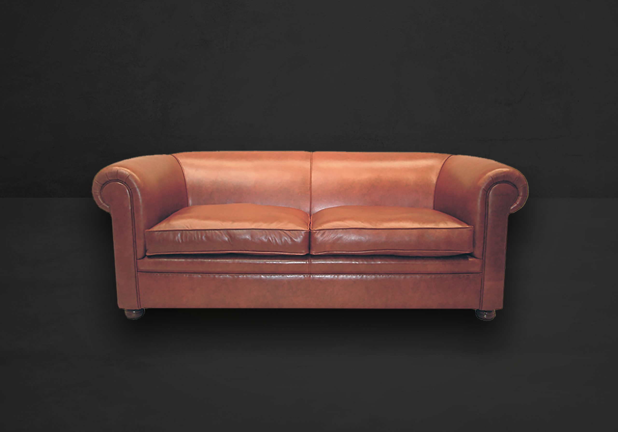 Chesterfield Sofa/Sessel ohne Knöpfung