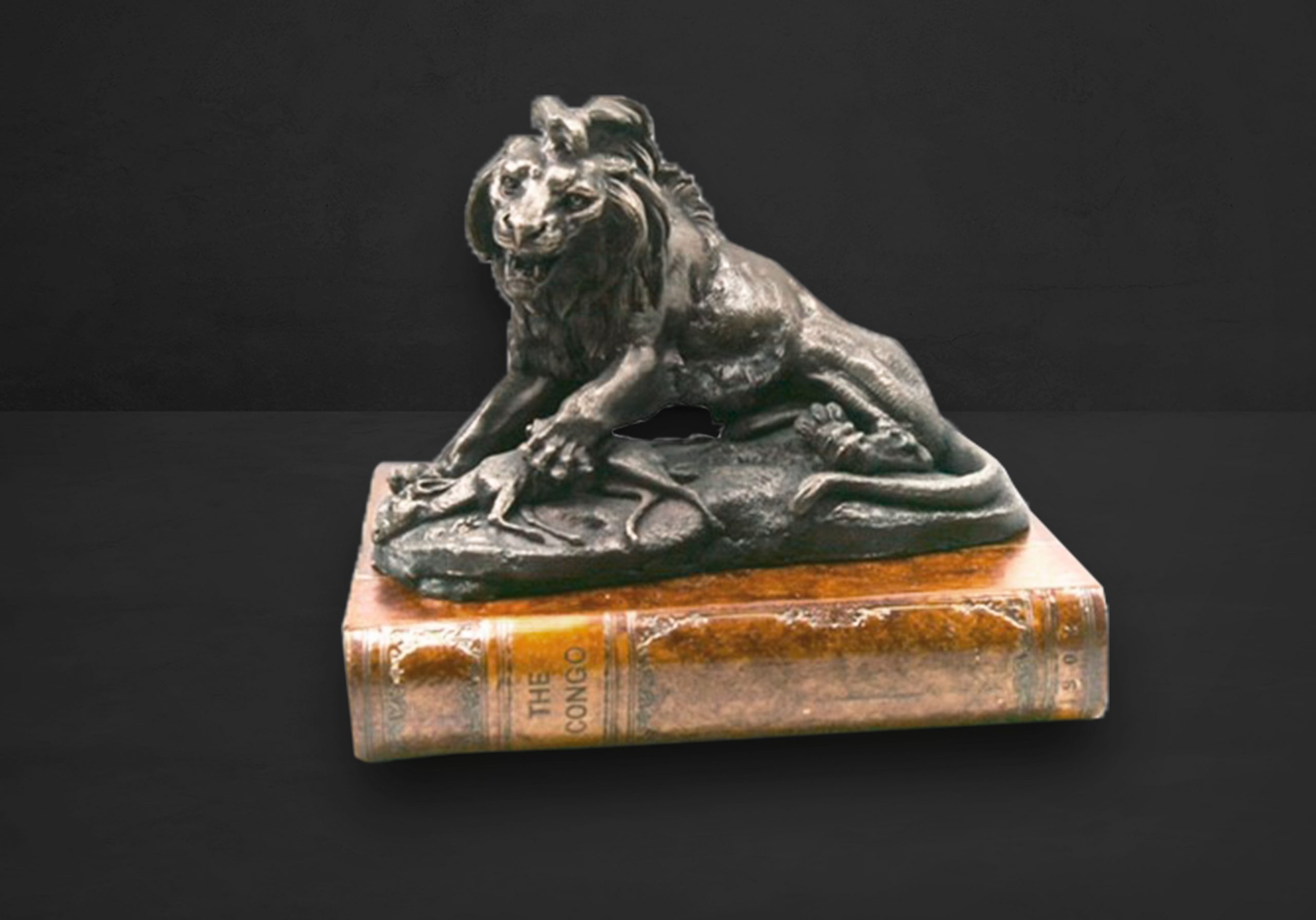 Congo Lion Paperweight