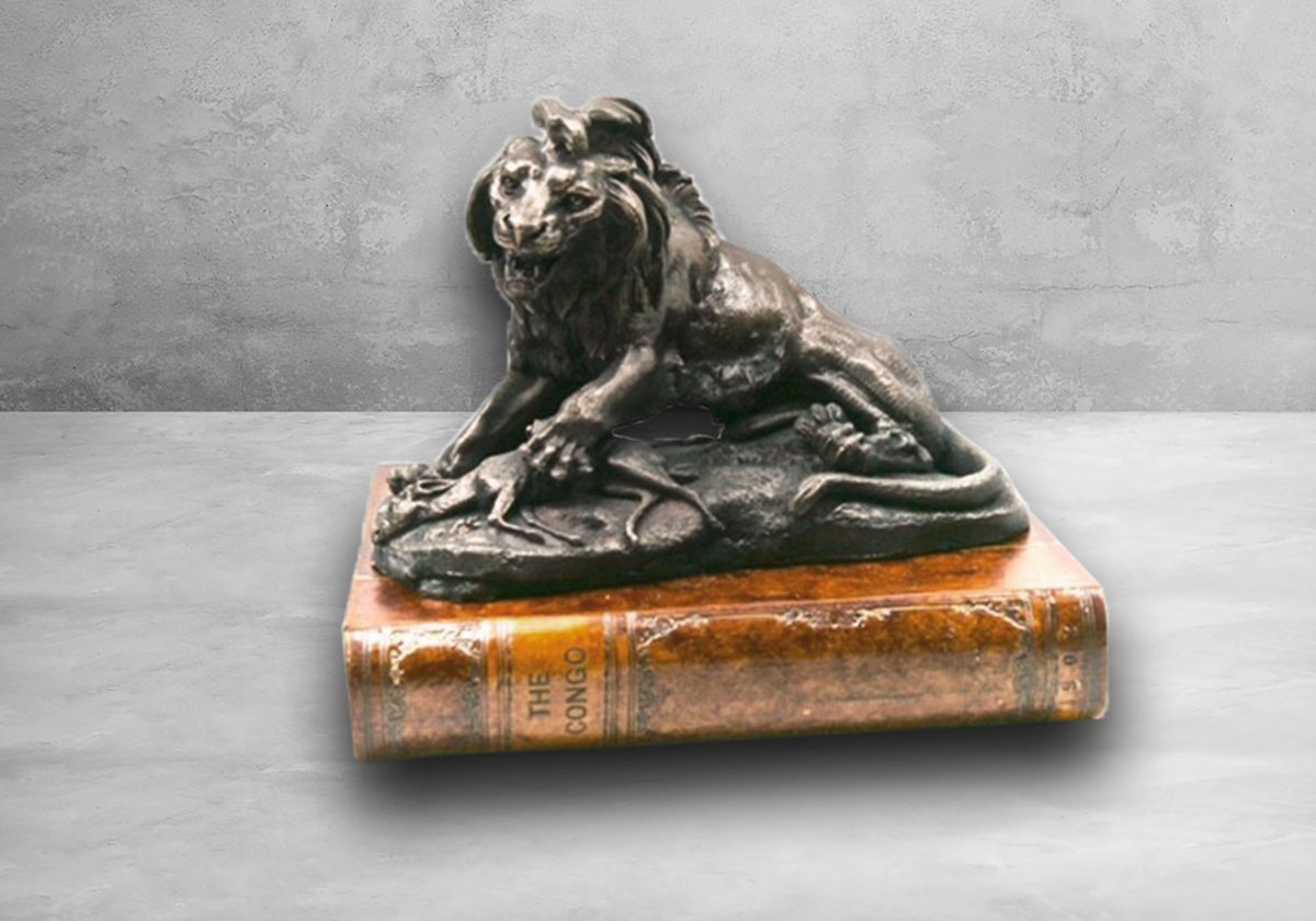 Congo Lion Paperweight – Bild 4