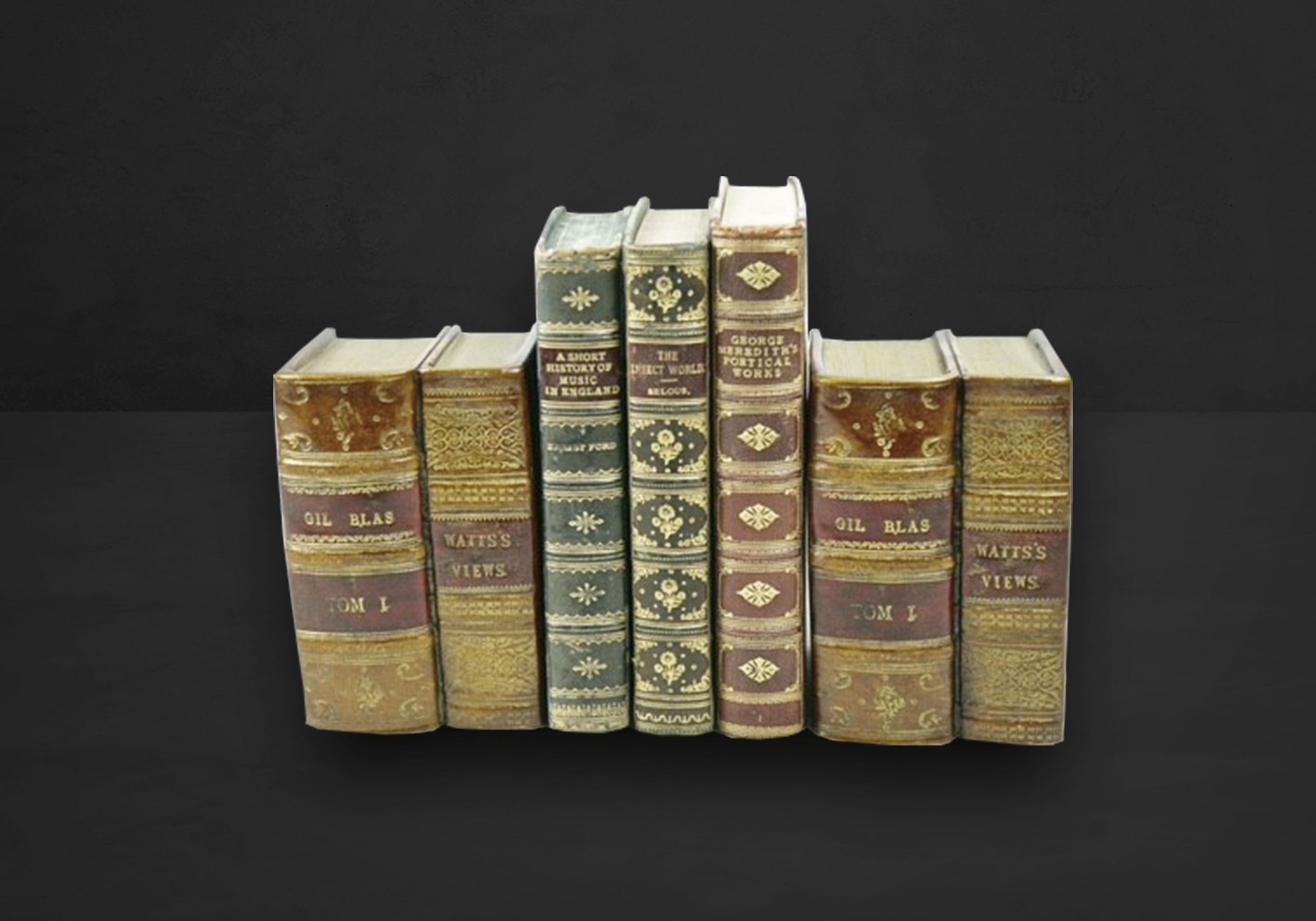 Double Bookends Pair