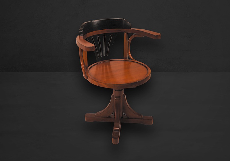 Authentic Models Drehstuhl Honey & Black