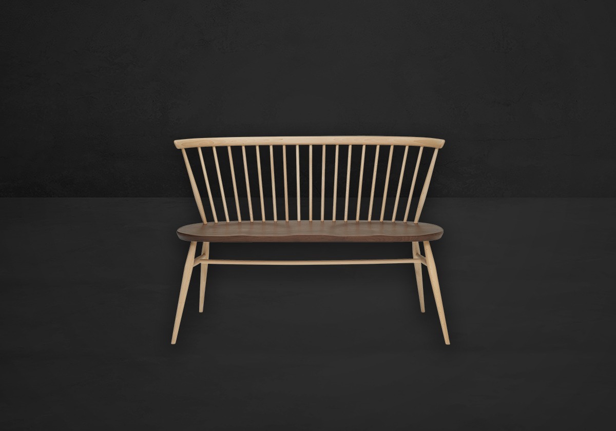 Ercol Love Seat Bank Walnuss