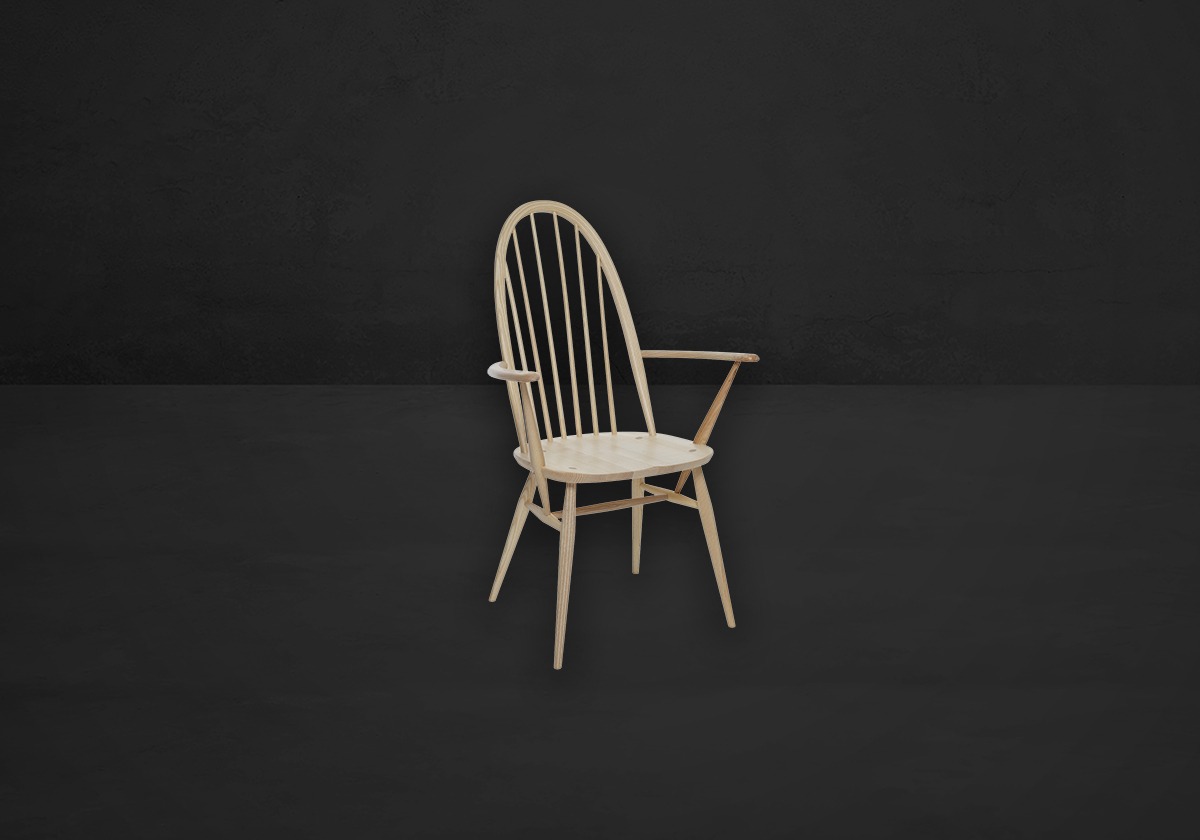 Ercol Quaker Dining Armchair – Bild 2