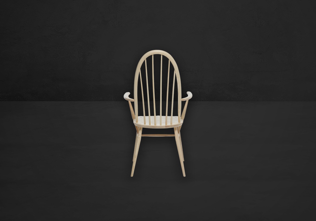 Ercol Quaker Dining Armchair – Bild 4