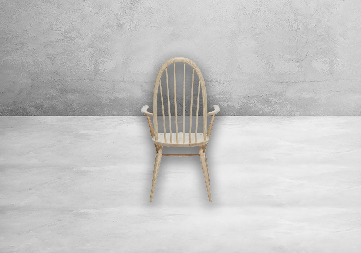 Ercol Quaker Dining Armchair – Bild 8
