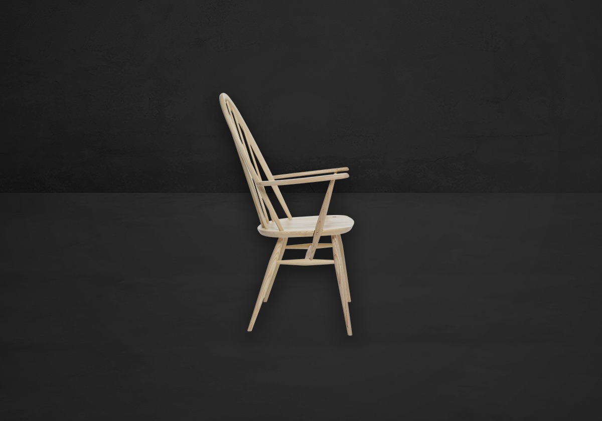 Ercol Quaker Dining Armchair – Bild 3