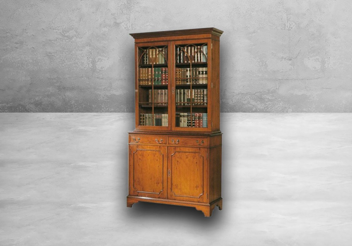 Bücherschrank Gothik 2-türig – Bild 2