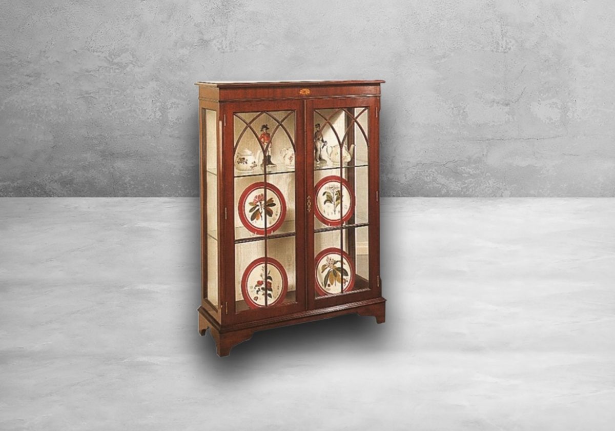 Gothische Geschirrvitrine 2-türig – Bild 2