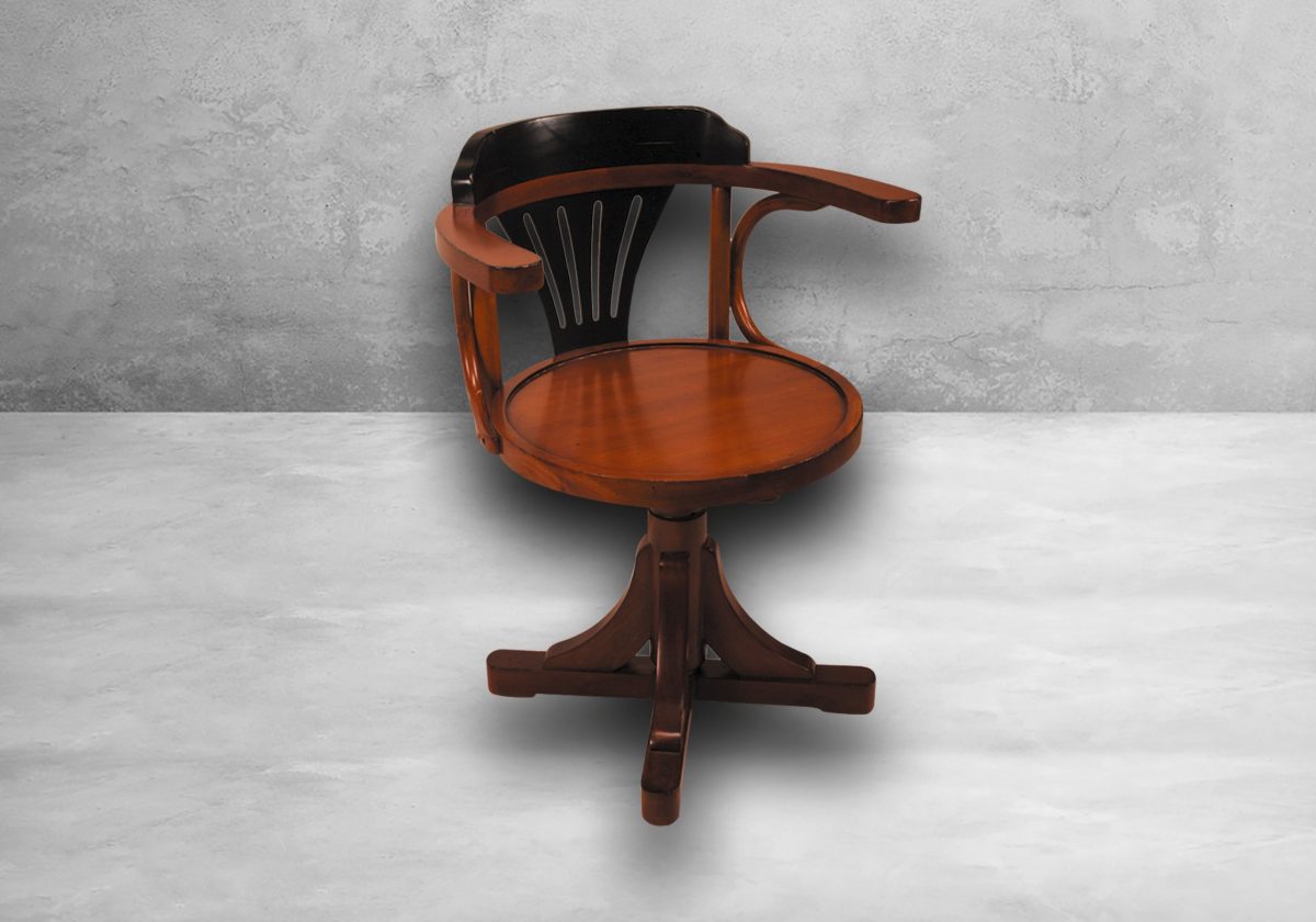 Authentic Models Drehstuhl Honey & Black – Bild 2