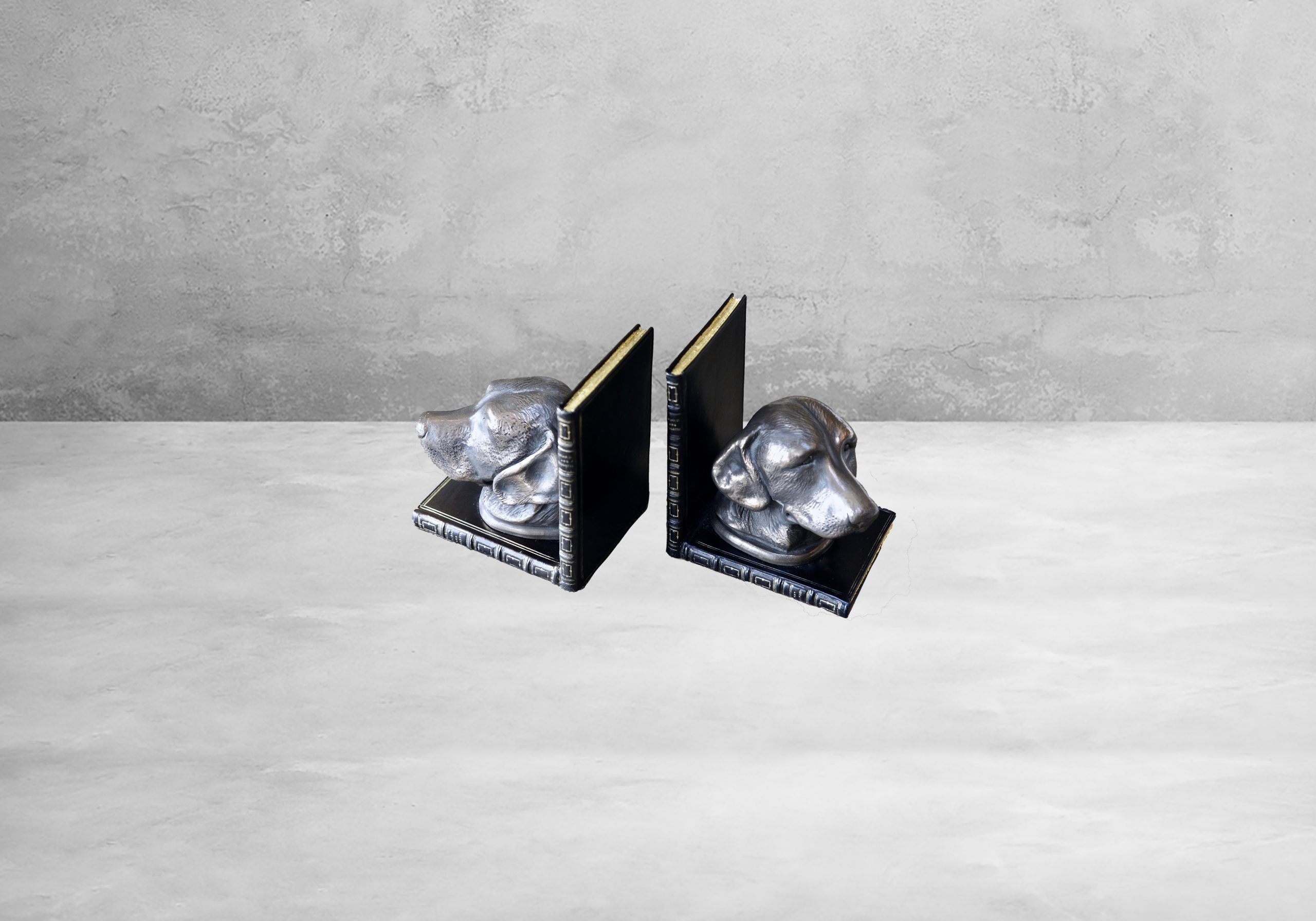 Labrador Head Bookends Pair – Bild 2