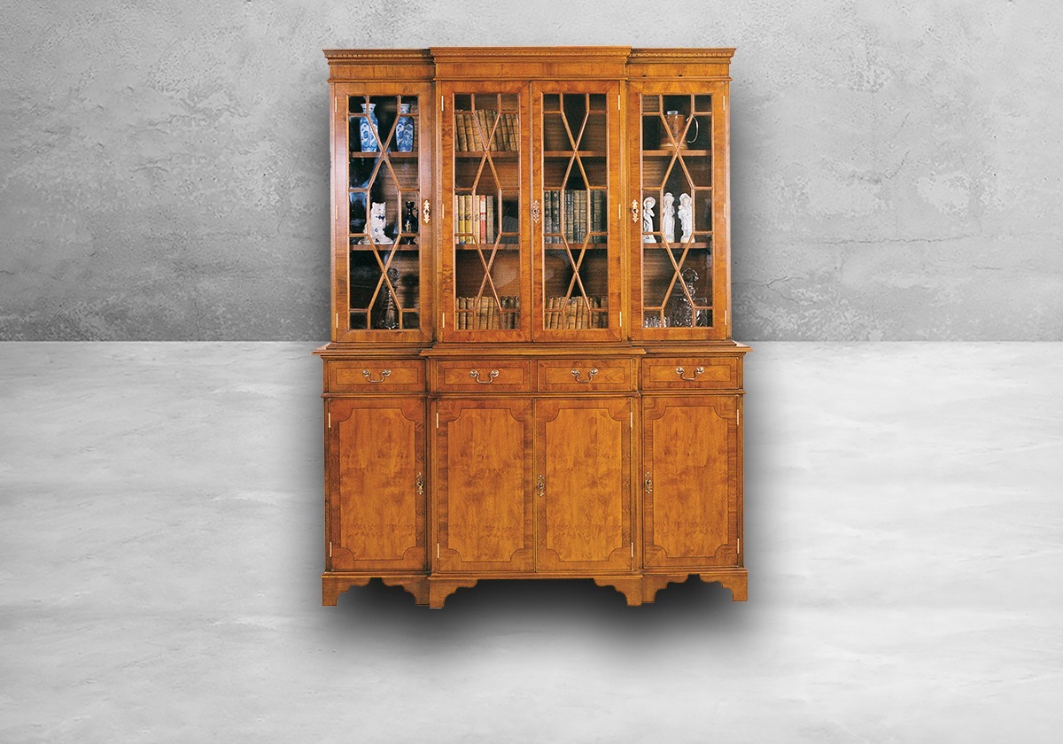 Bücherschrank Regency Breakfront – Bild 4