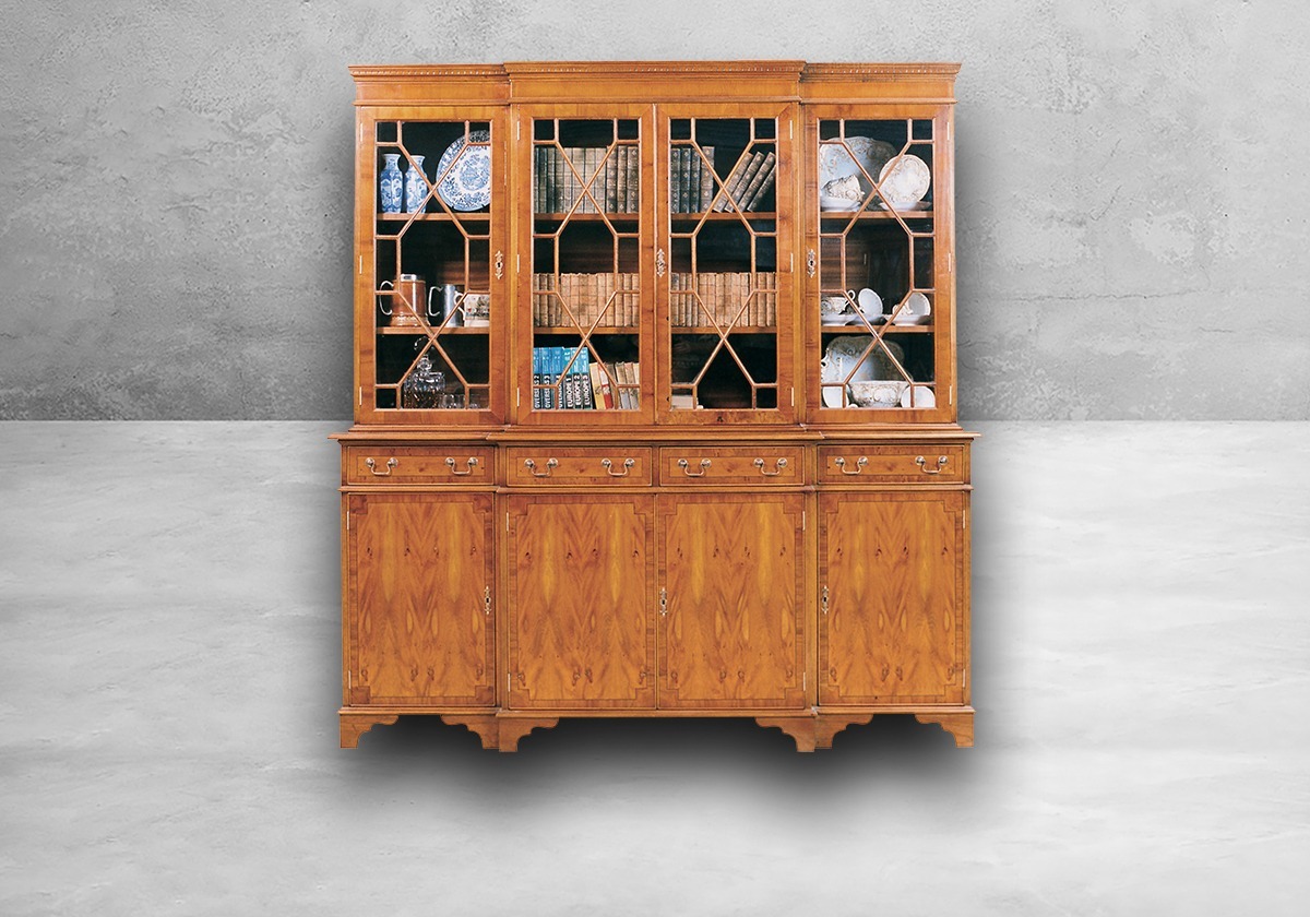 Bücherschrank Regency Breakfront – Bild 2