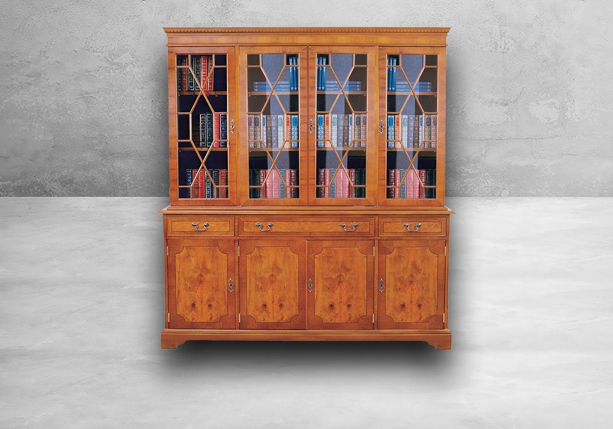 Bücherschrank Regency gerade Front – Bild 4