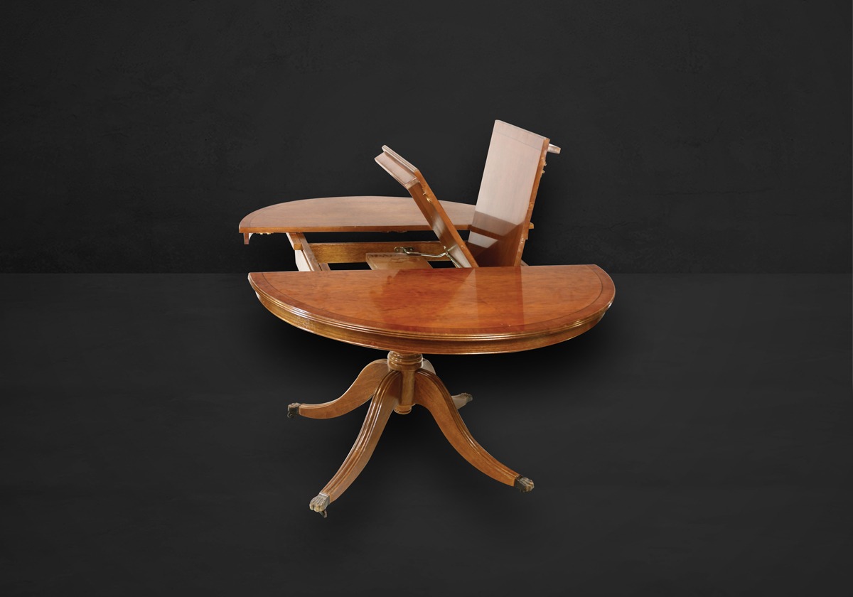 Esstisch max. 153 cm mit Flip Top