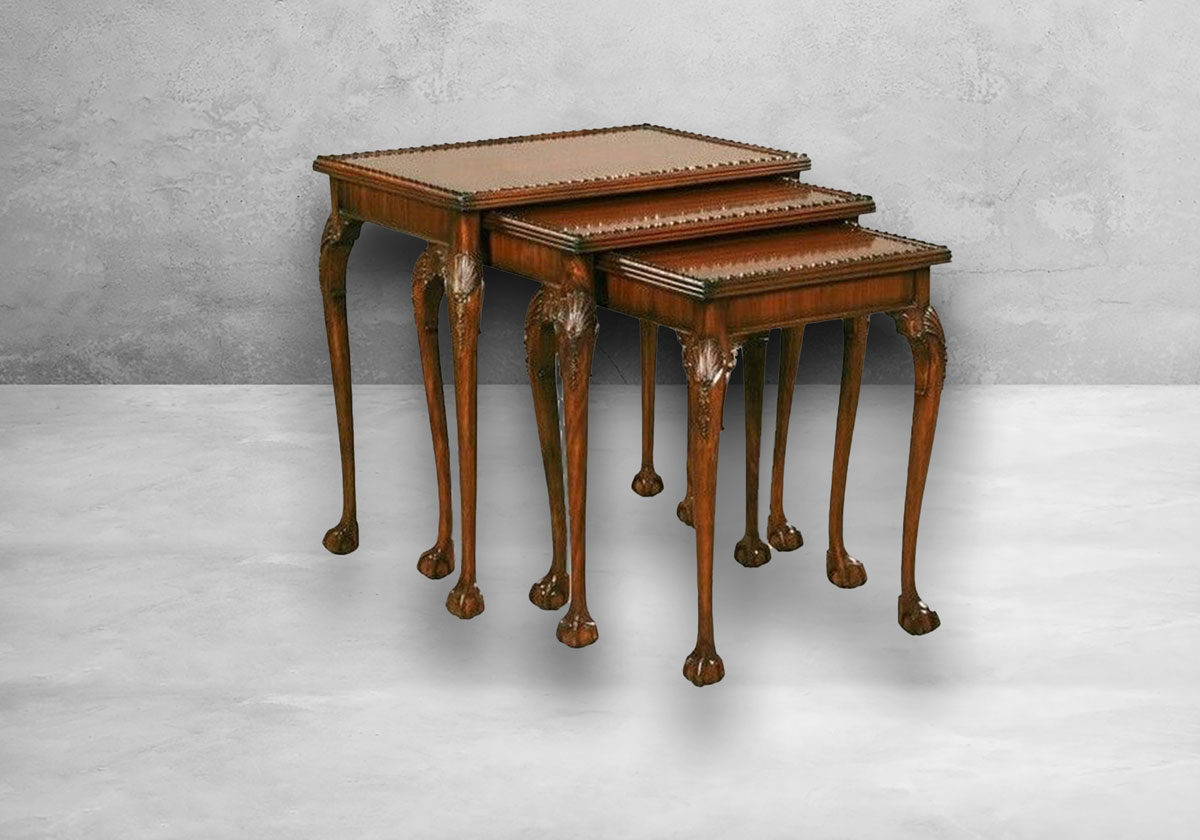 Dreisatztisch Mahagoni Top – Bild 2