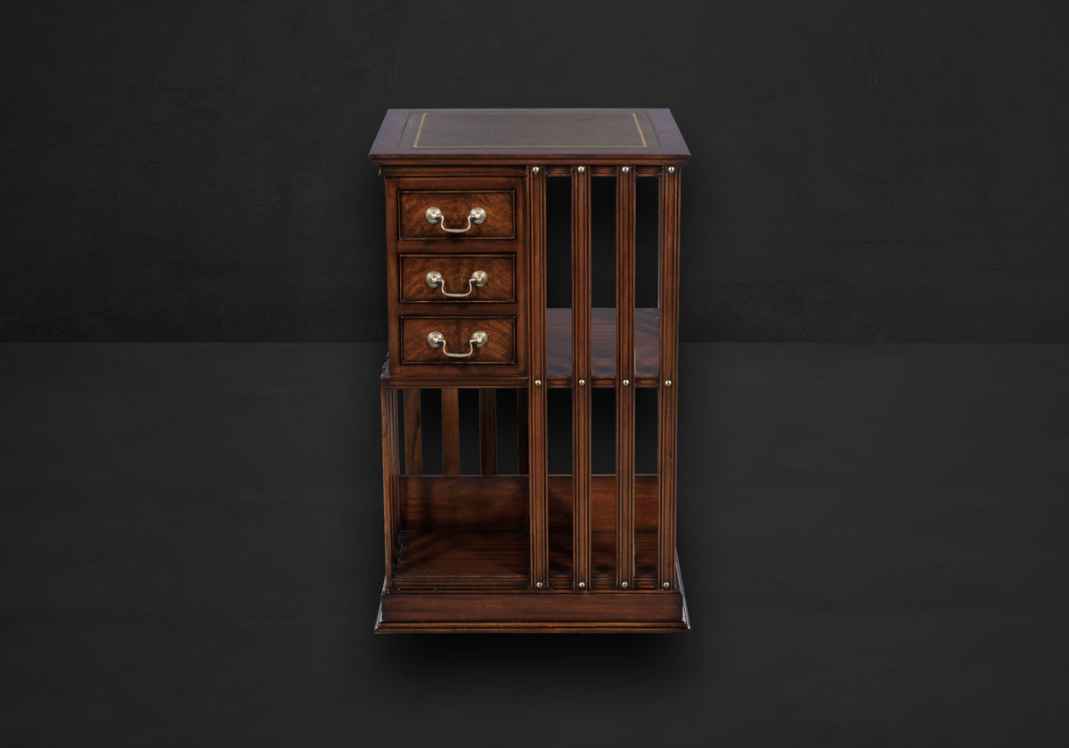 Drehbares Bücherregal