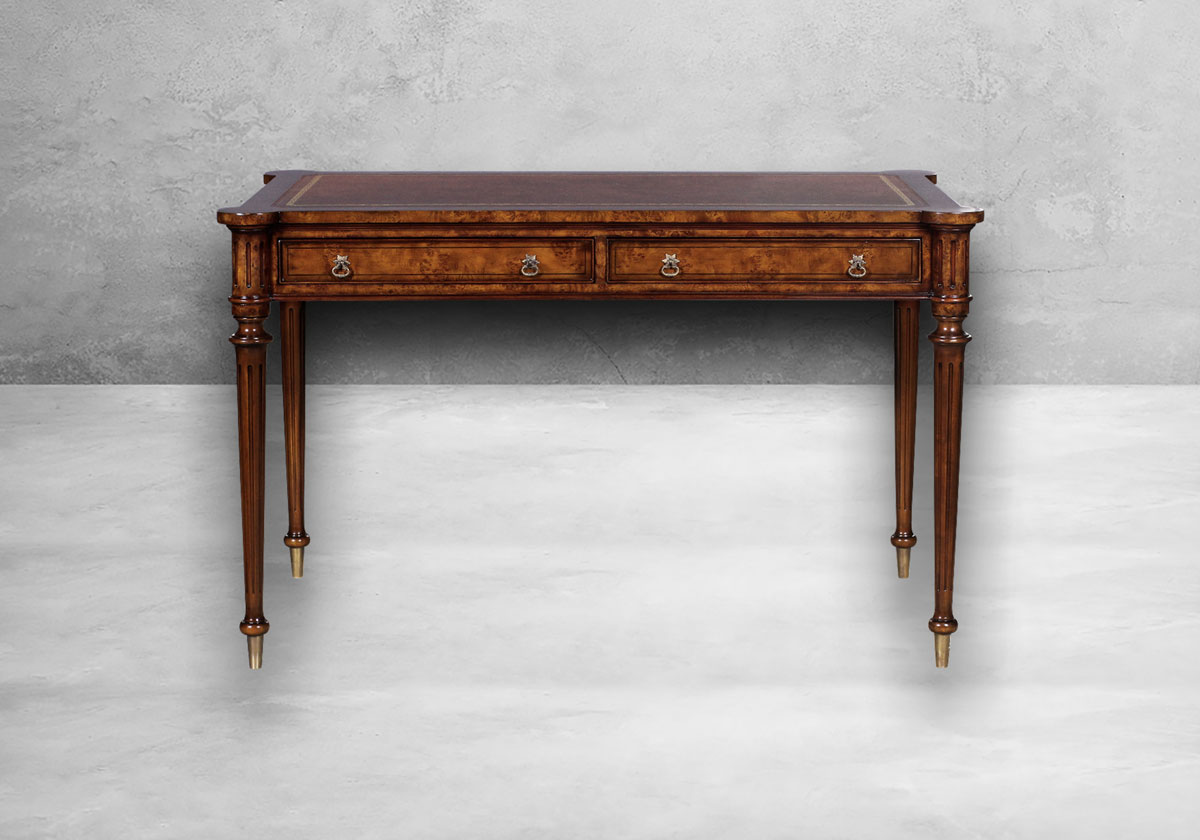 Schreibtisch Henry in Wurzelholz – Bild 2