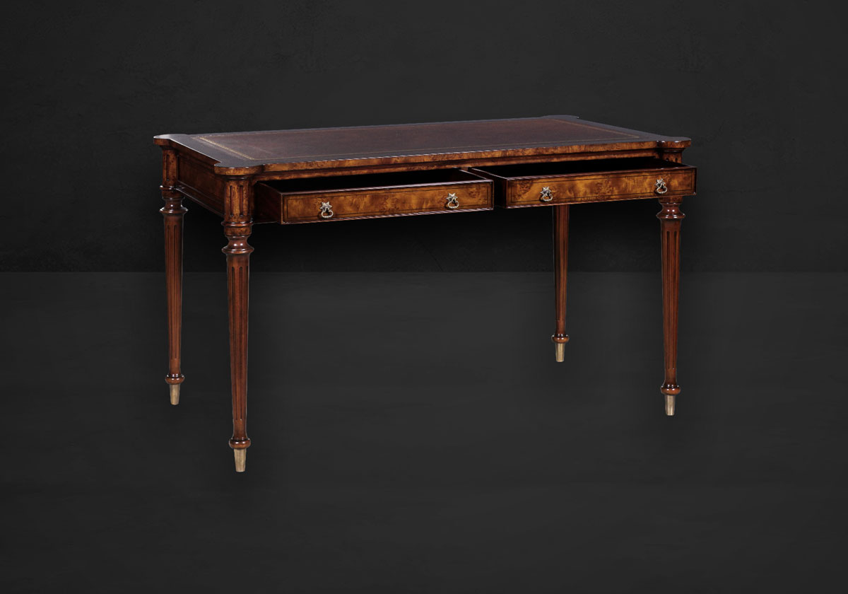 Schreibtisch Henry in Wurzelholz – Bild 3