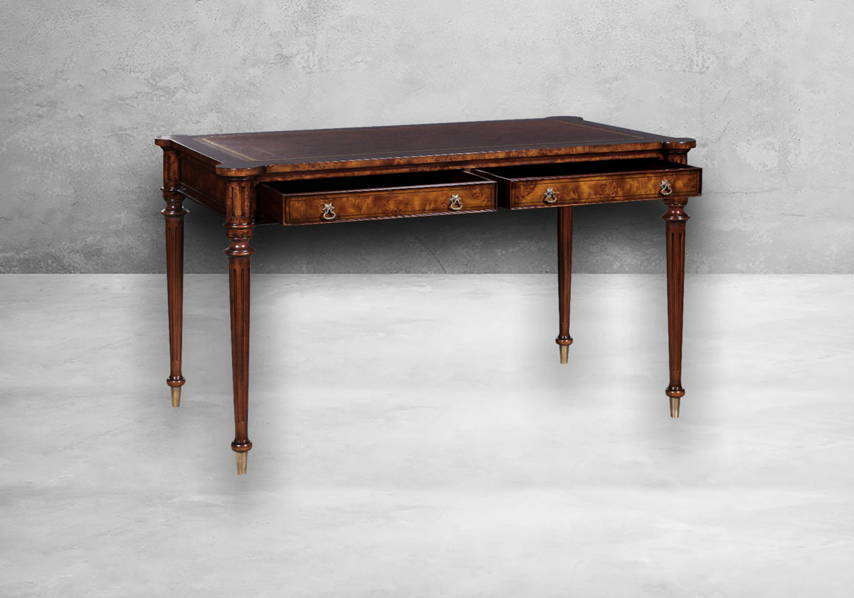 Schreibtisch Henry in Wurzelholz – Bild 4