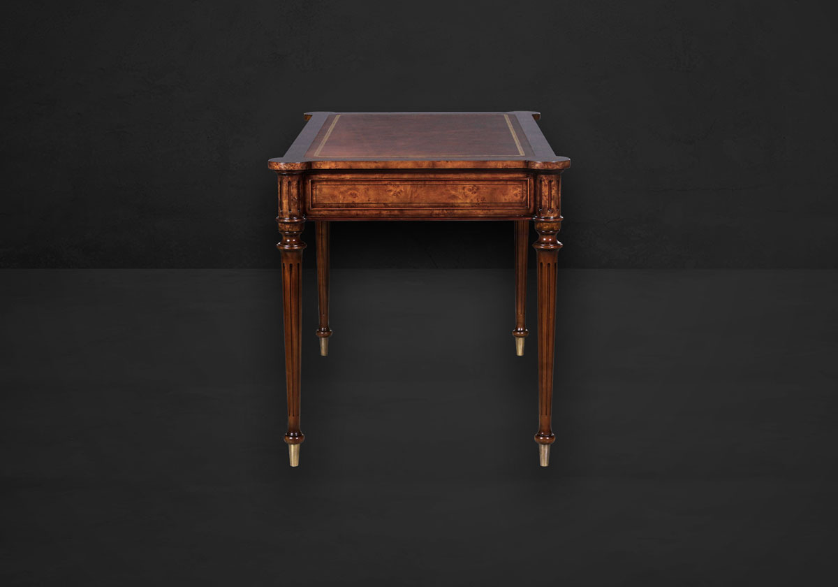 Schreibtisch Henry in Wurzelholz – Bild 5