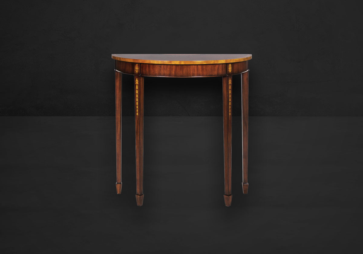 Konsoltisch mit Intarsien