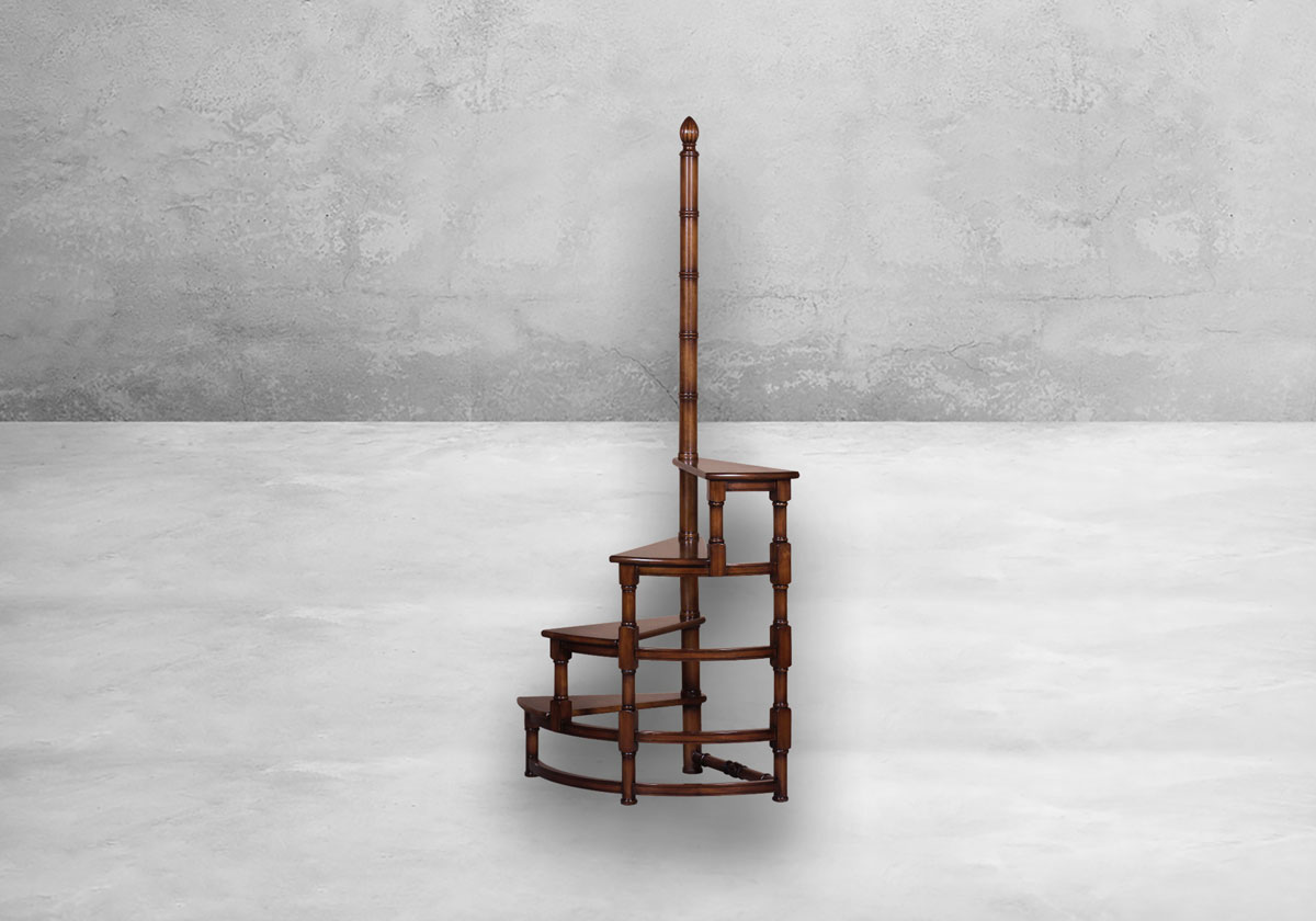 Gewendelte Bibliotheksleiter – Bild 2