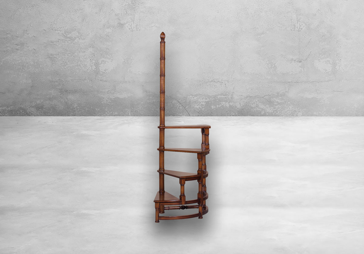 Gewendelte Bibliotheksleiter – Bild 4