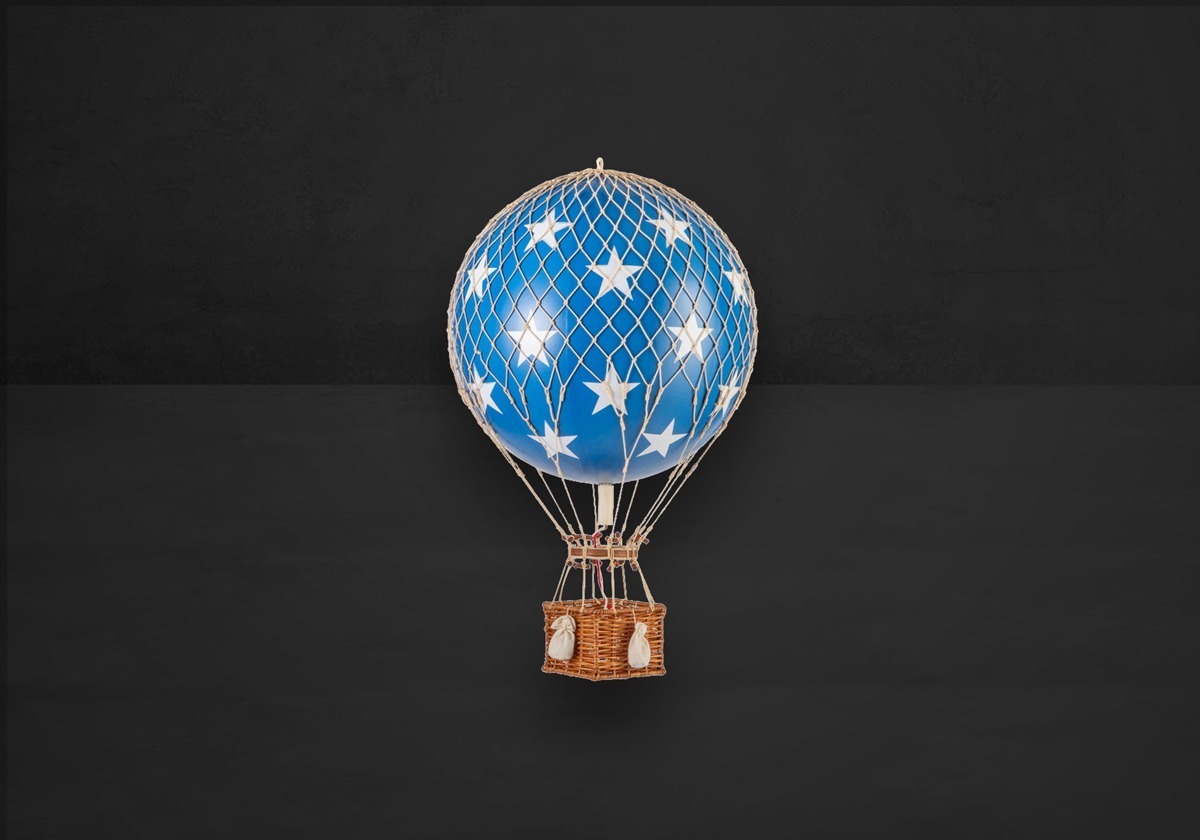 Authentic Models Balloon Blue Stars