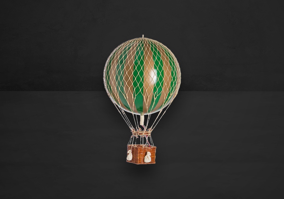 Authentic Models Balloon Gold Green