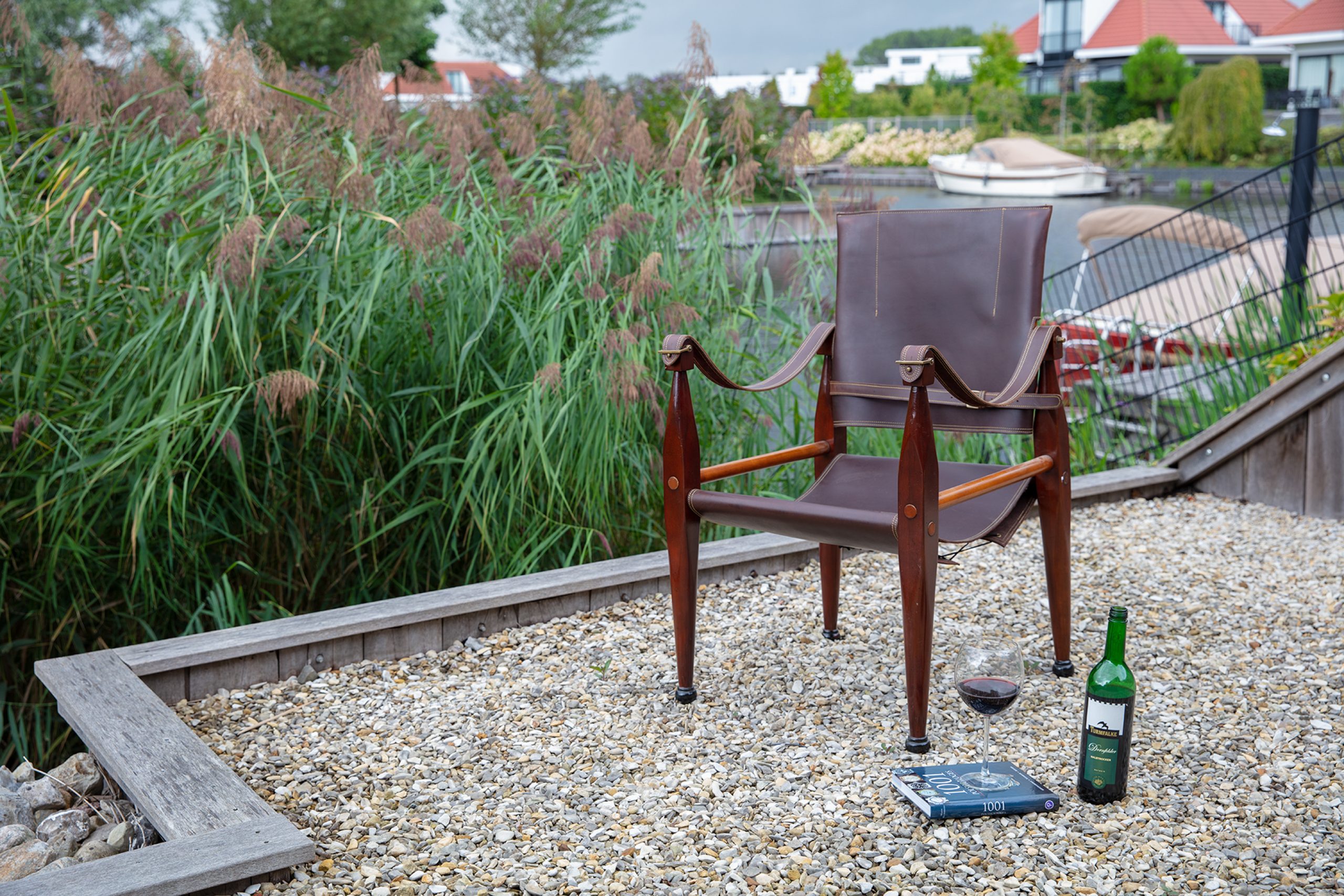 Authentic Models Bridle Leather Campaign Chair – Bild 7