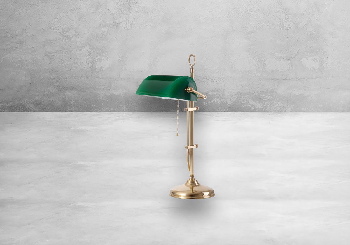 Bankers Lamp (groß, runder Fuß) – Bild 2