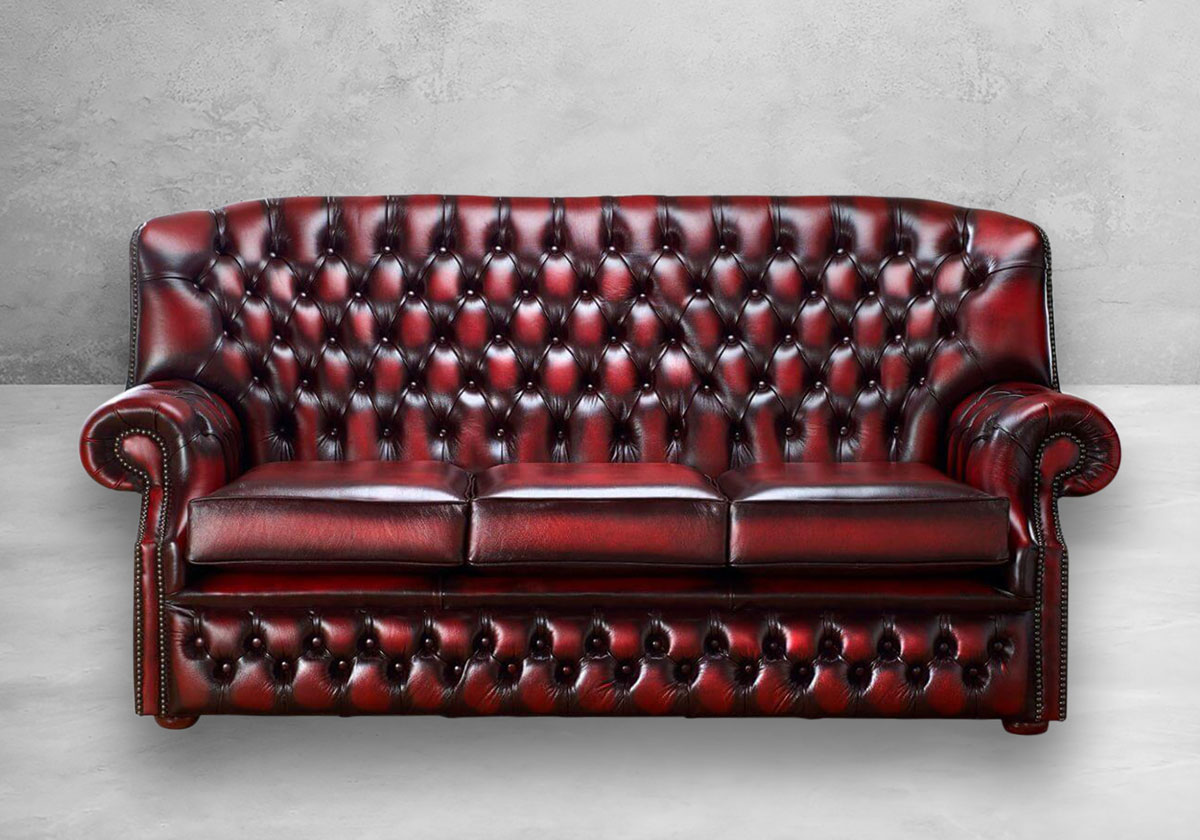 Monks Chesterfield Sofa – Bild 2