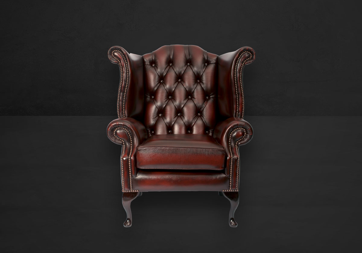 Georgian Scroll Wing Sessel