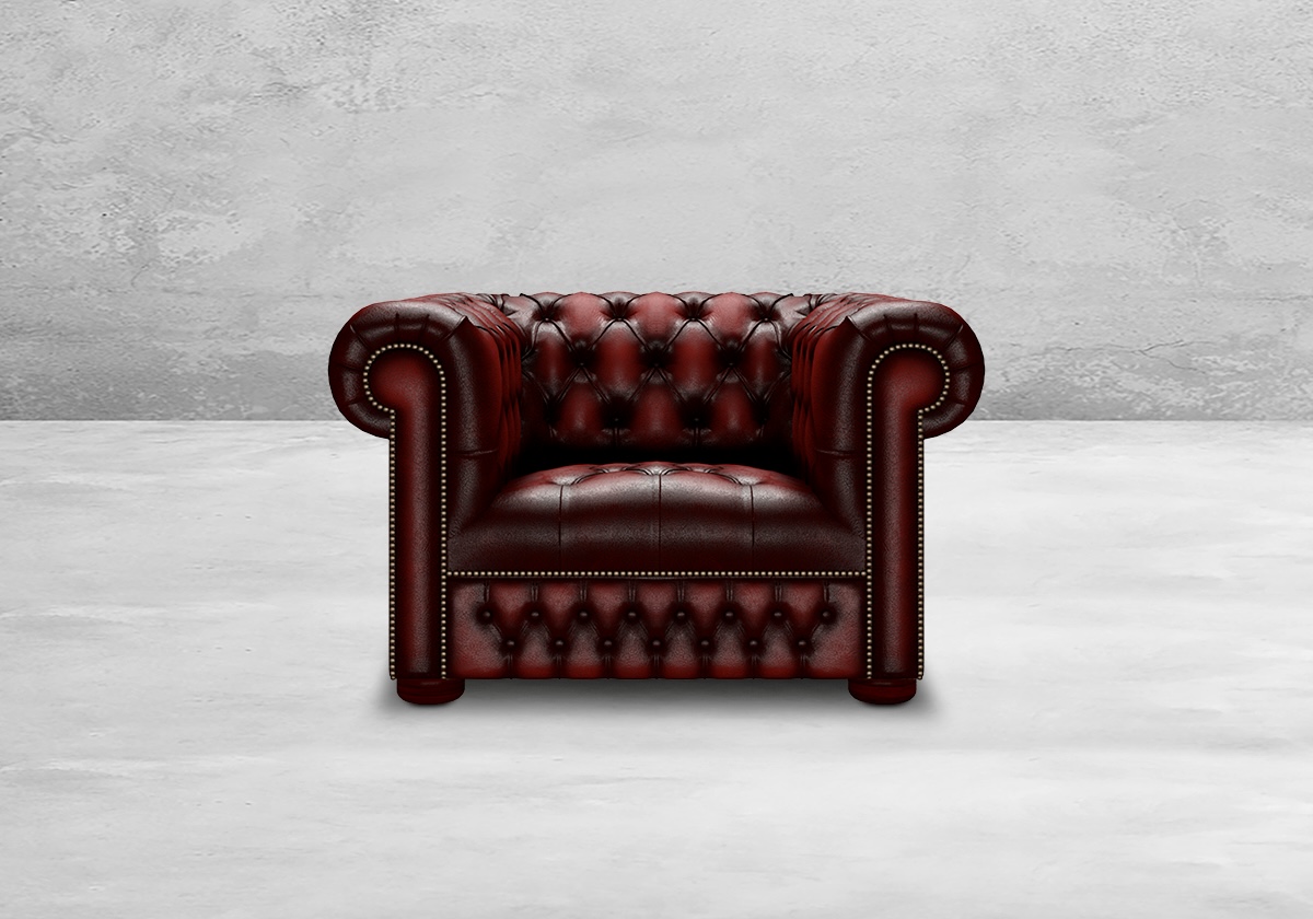 Linwood Chesterfield Sofa und Sessel – Bild 10