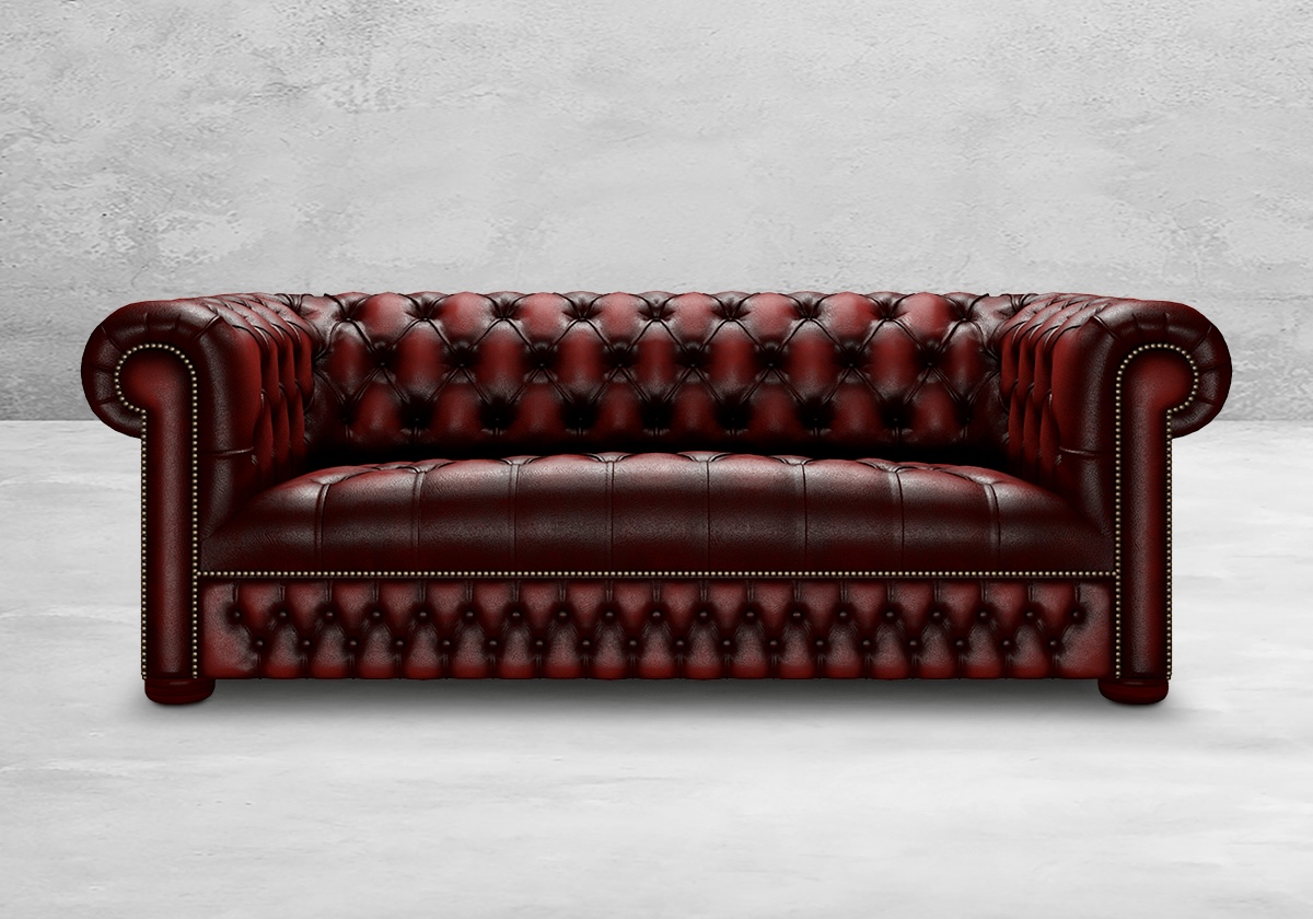 Linwood Chesterfield Sofa und Sessel – Bild 8