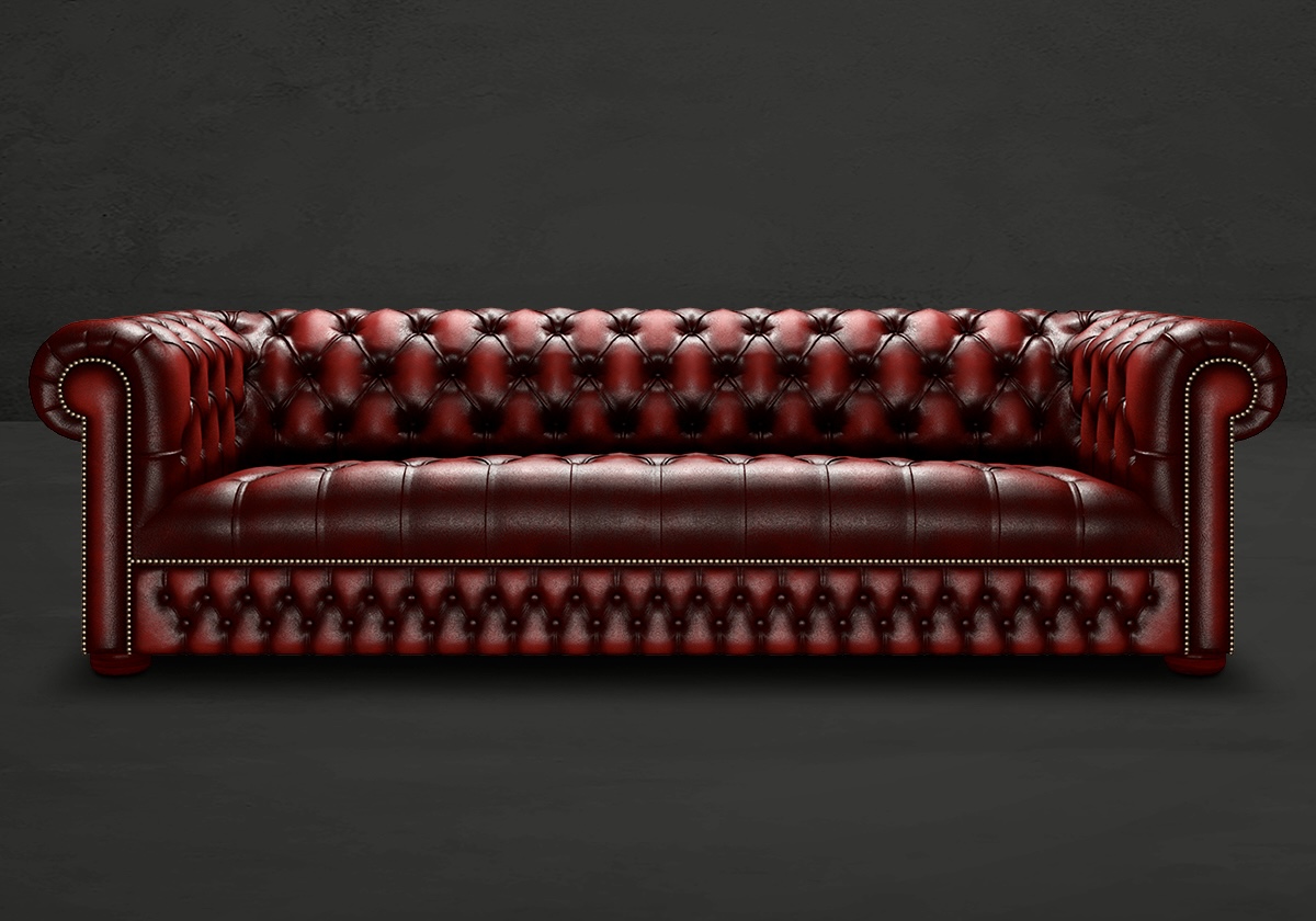 Linwood Chesterfield Sofa und Sessel